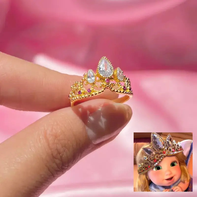 Anel Coroa Rapunzel - Persya