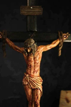 A ressurreição de Jesus - Crucifixo Barroco Chagas Realista